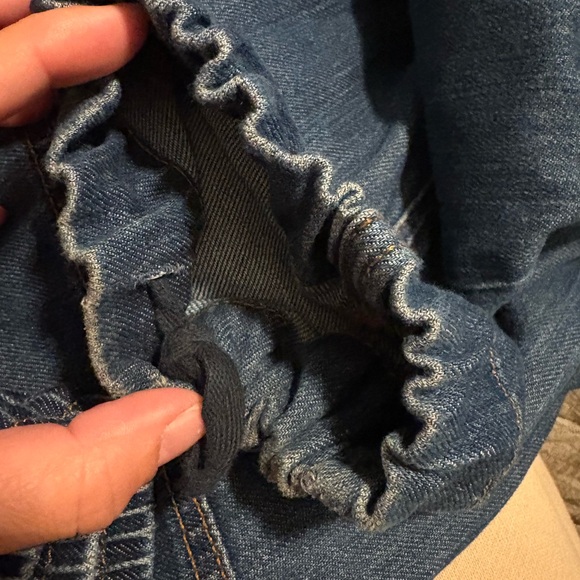 ME+EM Denim Jogger Pants M US 8 Elastic Waist Utility Tapered Jeans (1122) - Picture 8 of 12